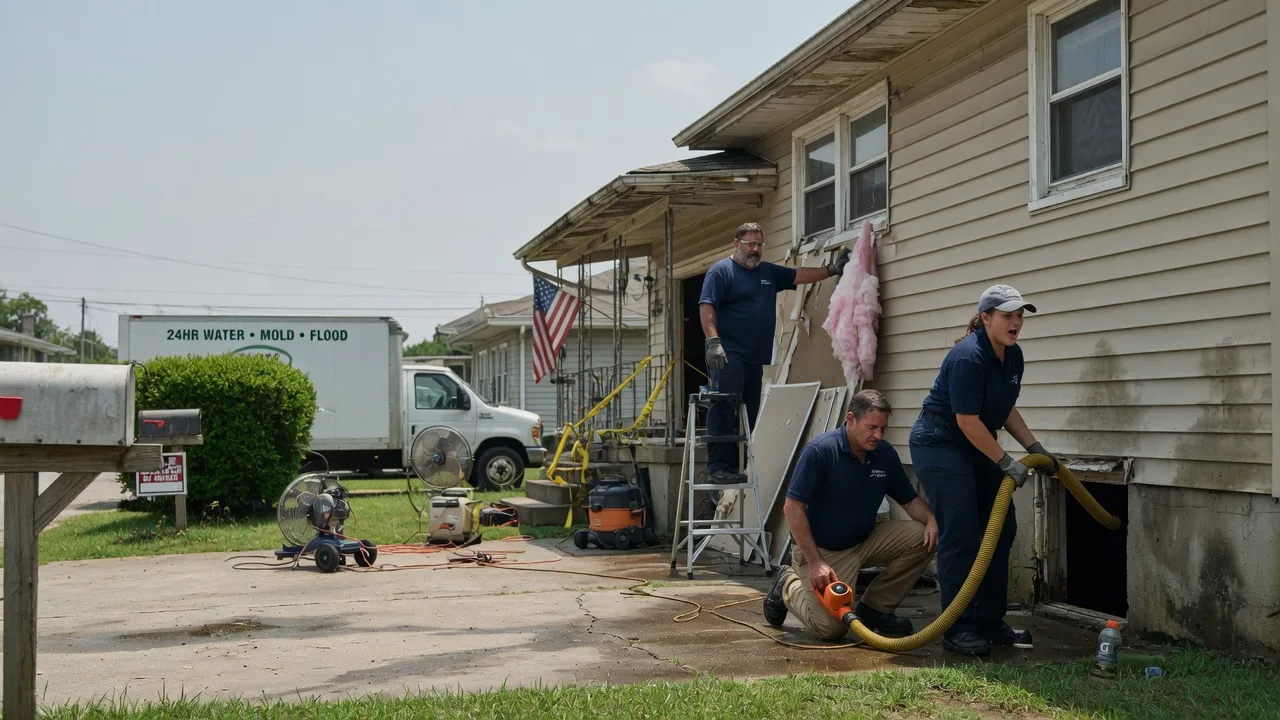 Water Damage Repair in Start, LA near me